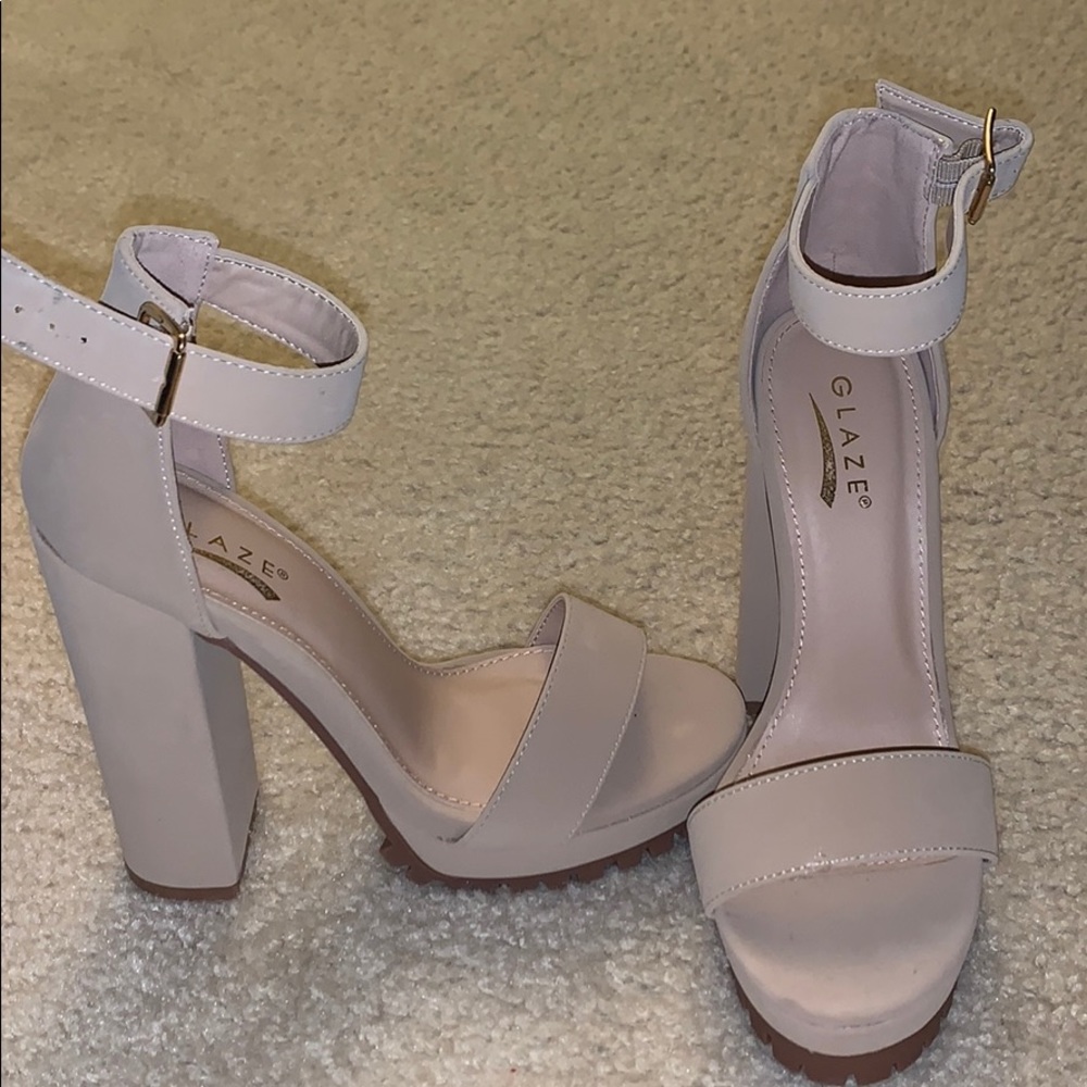 Cream heels